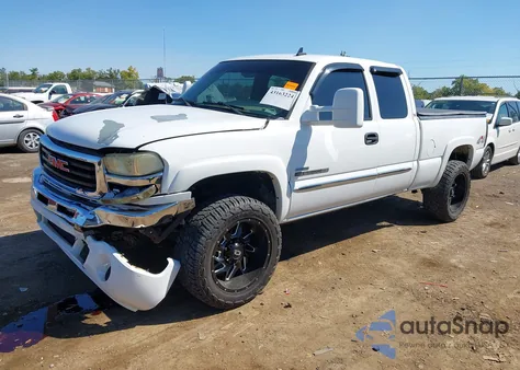 2007 GMC Sierra 2500Hd Classic Slt из США, поврежденный, VIN 1GTHK29DX7E140407